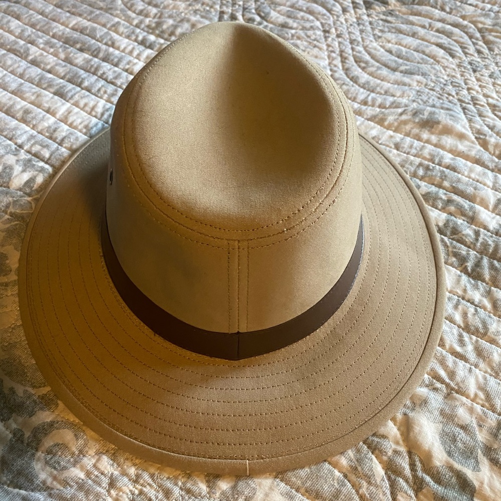 Henschel Outback Canvas Hat with Leather Band for Men Size XL